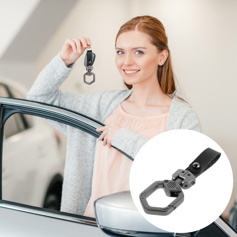 Hexagonal Keychain for Car Key Stylish Key Keychain Charms Backpack Hanging Keychain Decoration for Men and Women - Image 1