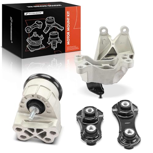 A-Premium 4PCS Engine Motor Mount and Transmission Mount and Torque Strut Mount Kit Compatible with Ford Explorer 2013-2017, Police Interceptor Utility 2014-2017, 3.5L, Turbocharged - Image 1