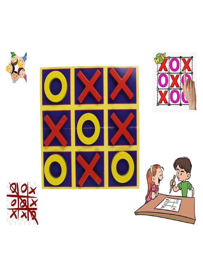 ROSEFAIR Tic Tac Toe Board Game, Party Fun Edition, Criss Cross Board Game Gift for Boys and Girls (Pack of 5) - Image 5