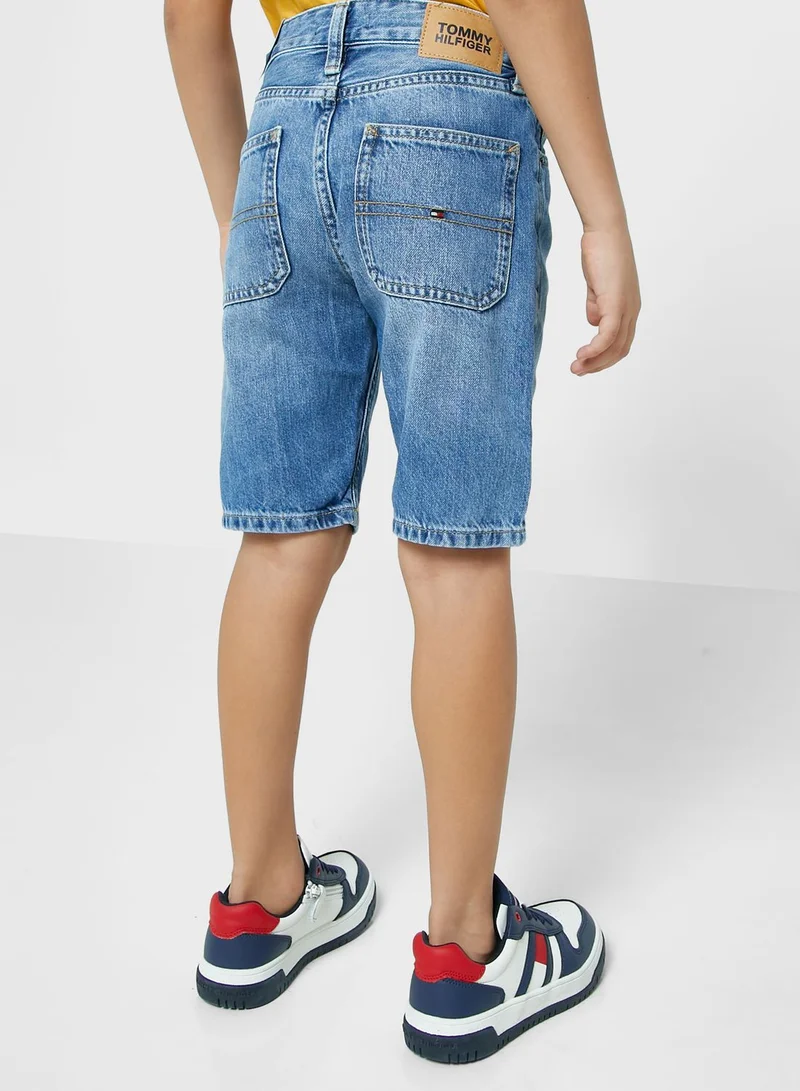 TOMMY HILFIGER Youth Skater Denim Shorts
