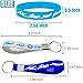 PIBIPAID 24PCS Swimming Rubber Bracelets Keychains Party FavorsSport Themed Silicone Bracelets Party Supplies Swimming Action Themed Birthday Baby Shower Party Decorations - Image 4