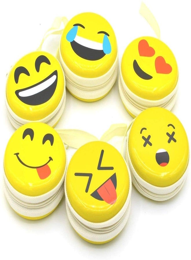 MSGH Zipper Round Headphones and Coin Purse Wallet Pouch Bag Key Holder for Birthday Return Gift (SMI-Yellow) - Image 5