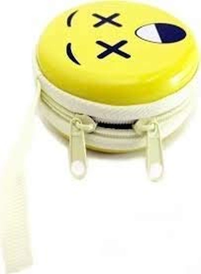 MSGH Zipper Round Headphones and Coin Purse Wallet Pouch Bag Key Holder for Birthday Return Gift (SMI-Yellow) - Image 3