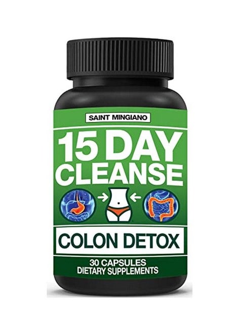 15 Day Cleanse ; Colon Detox With Natural Laxative For Constipation & Bloating. 30 Pills To Detoxify & Boost Energy ; Extra Strength Senna Leaf Supplements ; Strong For Some People.