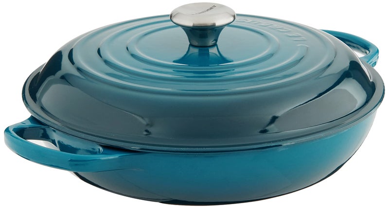 Le Creuset Le Creuset Enameled Cast Iron Signature Braiser 35 qt Deep Teal 