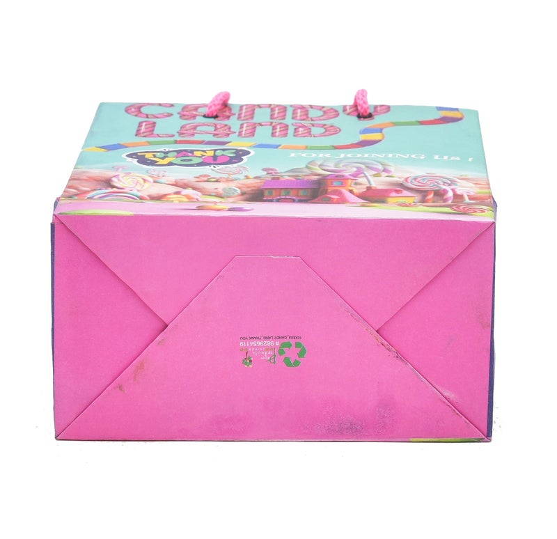 PPJ ® -CANDY LAND THEME THANK YOU BIRTHDAY PARTY BAGS (10 Pcs.) - 10 Inch X 8 Inch X 4 Inch RETURN GIFTS (Pack of 10) - Image 4