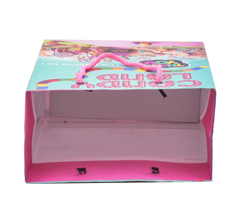 PPJ ® -CANDY LAND THEME THANK YOU BIRTHDAY PARTY BAGS (10 Pcs.) - 10 Inch X 8 Inch X 4 Inch RETURN GIFTS (Pack of 10) - Image 5