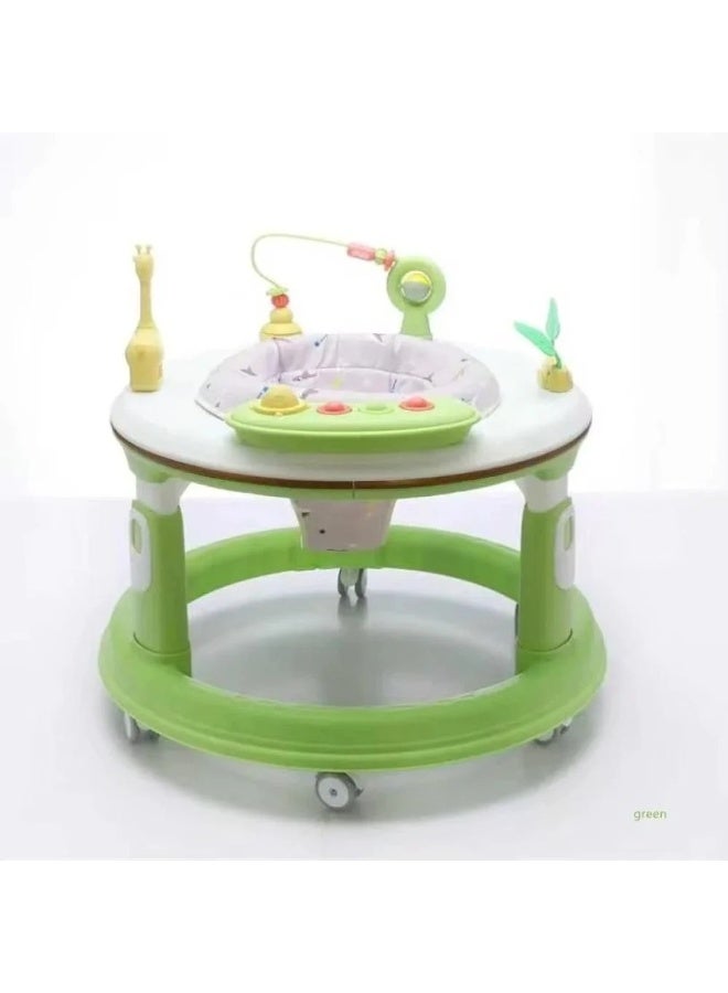 Baby walker with interactive toys comfortable and safe design ideal for indoor movement - Image 2