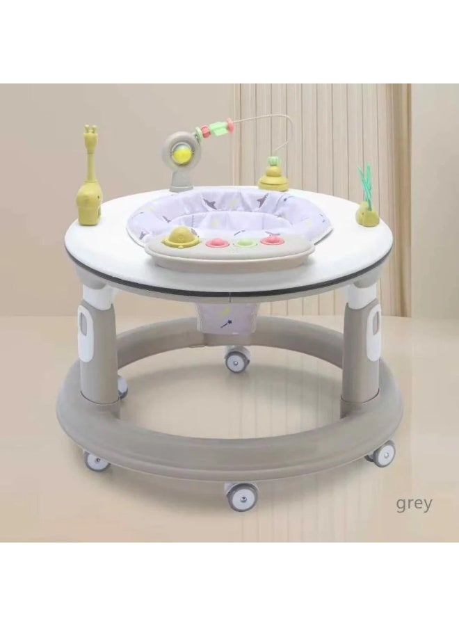 Baby walker with interactive toys comfortable and safe design ideal for indoor movement - Image 1