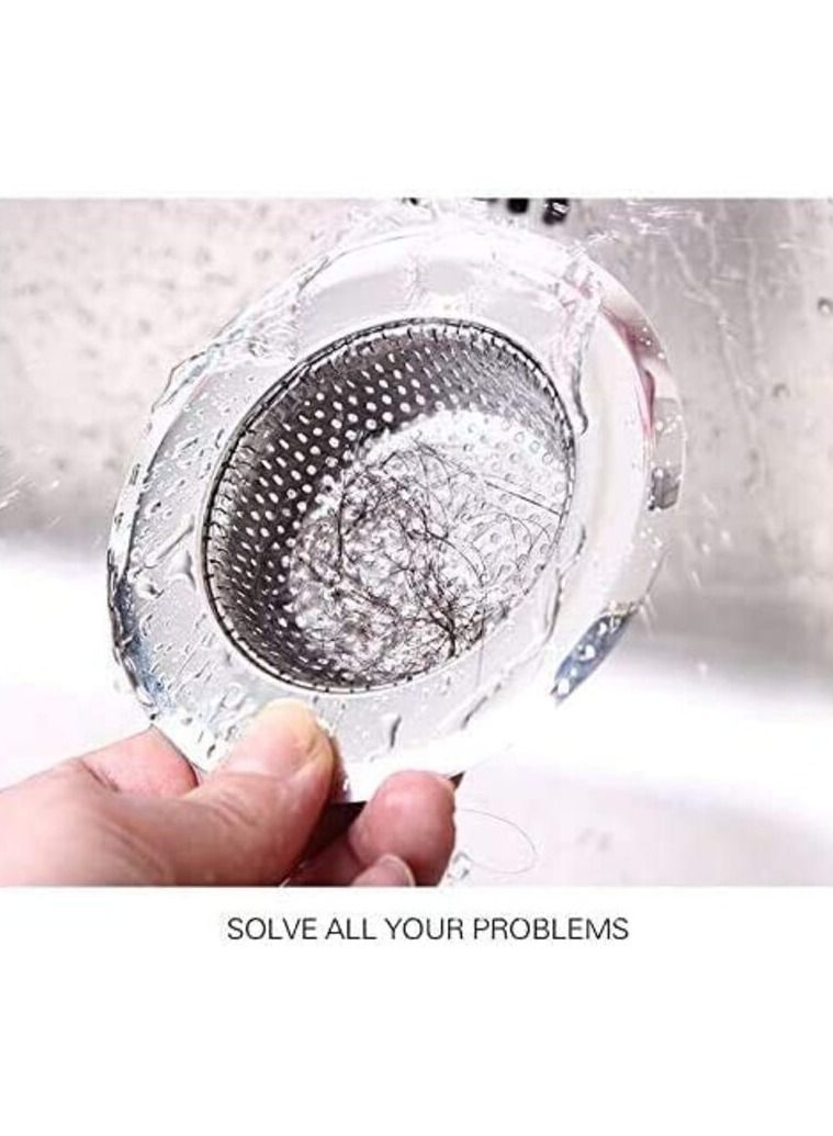 Stainless Steel Kitchen Sink Strainer Pack of 3  - Image 5