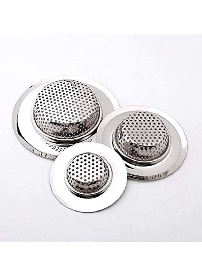 Stainless Steel Kitchen Sink Strainer Pack of 3  - Image 4