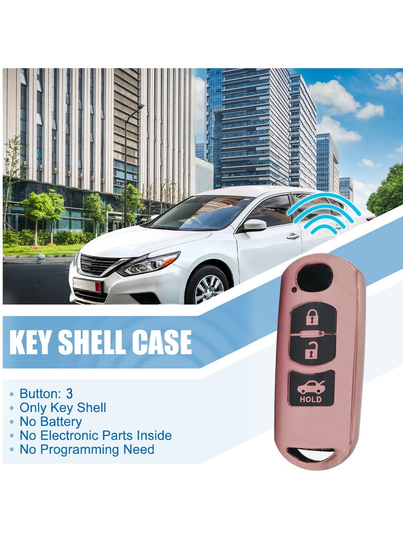 Mazda Zoom 3 Button Remote Key Fob Case TPU Car Key Case 1 Pcs Car Key Fob Cover Pink - Image 5