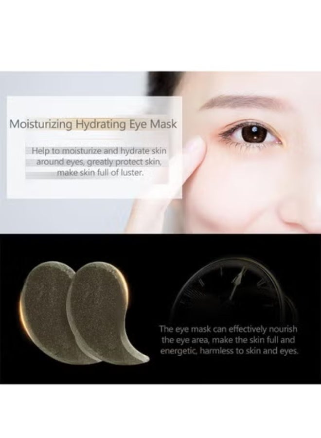 VEZE Alga Firming Eye Mask (30 Pairs), Hydrating Eye Pads, Fade Fine Lines/Remove Dark Circles, For Anti-Aging Care - Image 4