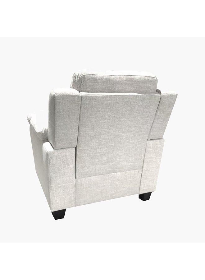 هوم بوكس كنبة قماشية بمقعد واحد من أتلانتا، مقاس 87x100x96 سم، رمادي - Image 4