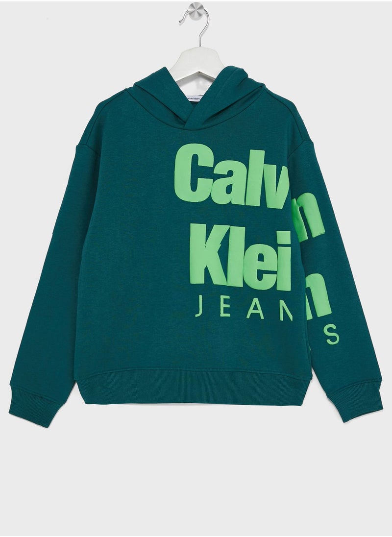 Calvin Klein Jeans - Kids Graphic Hoodie - Image 1