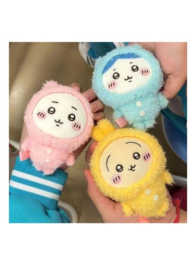 Chiikawa Hachiware & Usagi Pajamas Keychain – Cute Anime Plush Pendant Bag Charm - Image 2
