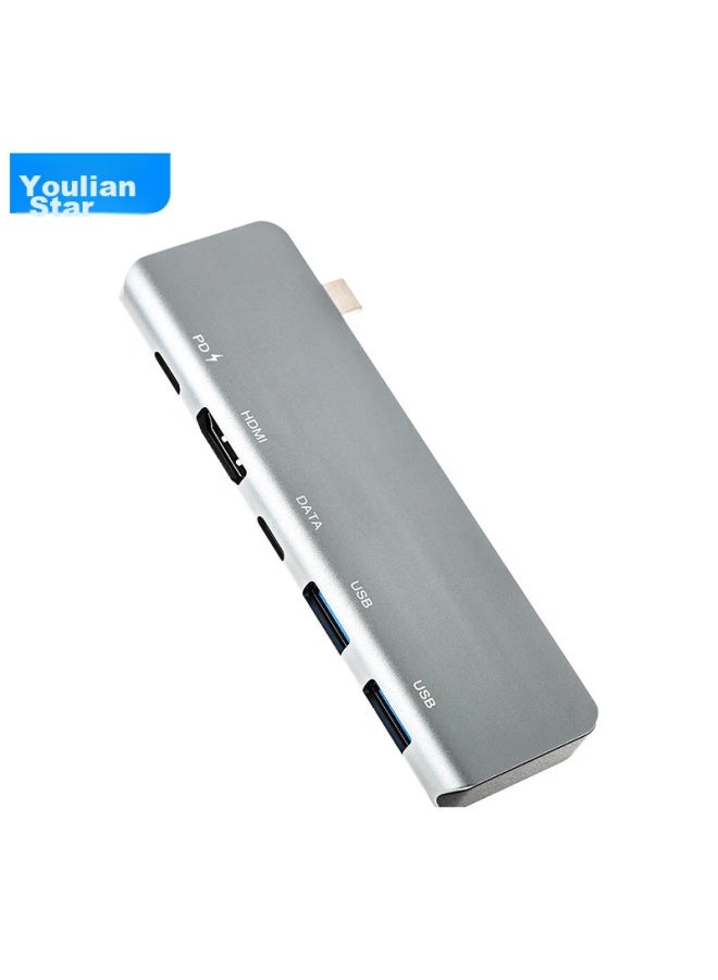 Union Star Youlianxing Type-c Expansion Dock, Direct Plug-in Five-in Usb-c To Hdmi And Usb Hub, Suitable For Laptops, Adapter Converter, 4k30hz Screen Casting Splitter - Image 3