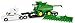 John Deere S780 Combine with Freightliner and Lowboy Trailer 164 Scale - Image 2