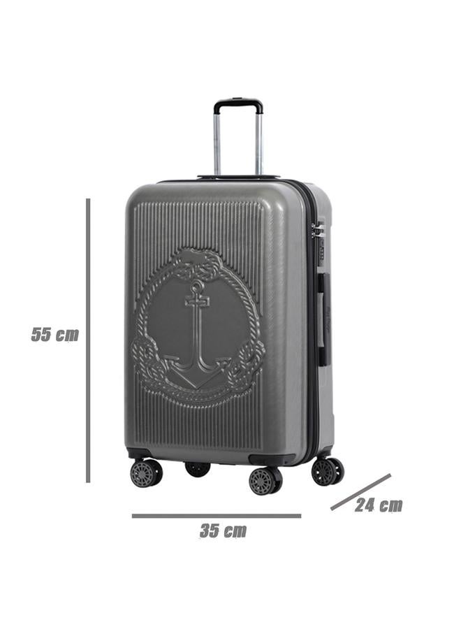 Biggdesign Ocean Carry On Luggage with Spinner Wheel, Grey 20 Inch - Image 4