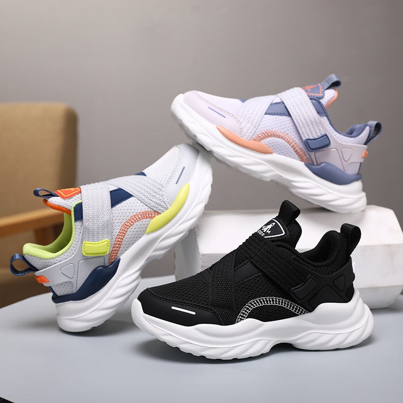 Brand Children'S Shoes, Children'S Sports Shoes, New Mesh Breathable Non-Slip Casual Running Shoes, Girls' Shoes - Image 5