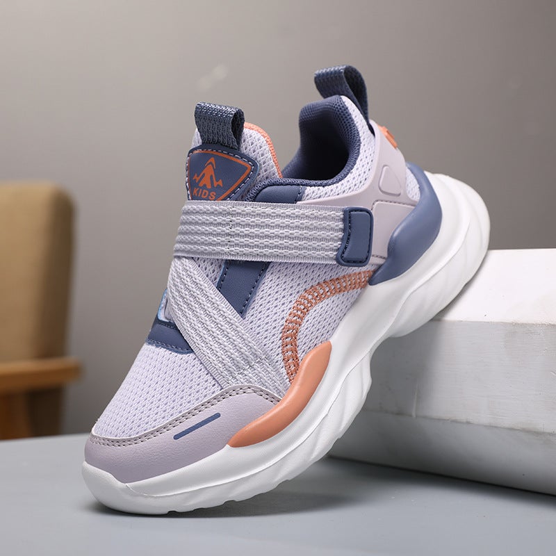 Brand Children'S Shoes, Children'S Sports Shoes, New Mesh Breathable Non-Slip Casual Running Shoes, Girls' Shoes - Image 3