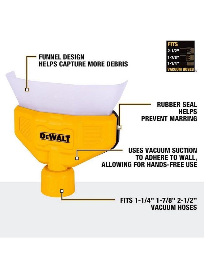 DEWALT Lightweight Funnel Design Dust Collector Multicolour 10.1 x 28.6 x 32.5 cm DXVA00-1500 - Image 3