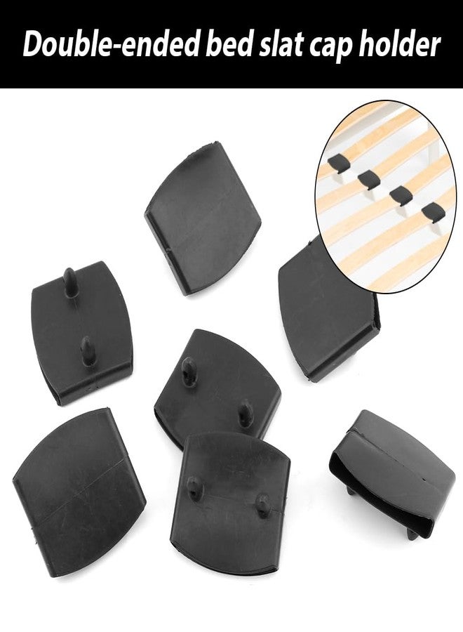 Ranjaner 20Pcs 54x10mm Plastic Replacement Bed Slat Plastic Centre Caps Holders for Holding and Securing Wooden Slats Bed Base(Black) - Image 5