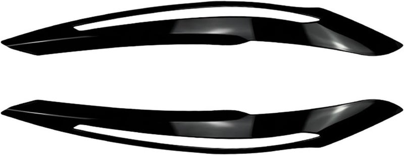 QASULER Gloss Black Eyebrow Eyelids for BMW 1 Series - Image 1
