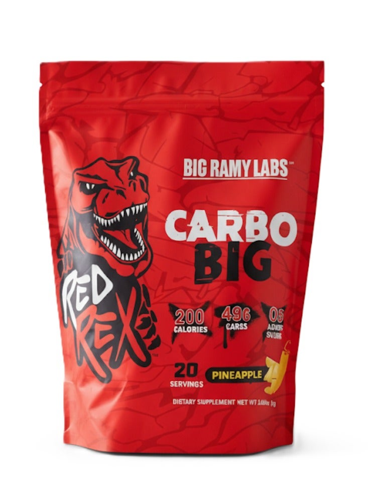مسحوق الكربوهيدرات كاربو بيج، بنكهة الأناناس، 20 حصة - 200 سعرة حرارية، طاقة نظيفة ودعم للتعافي