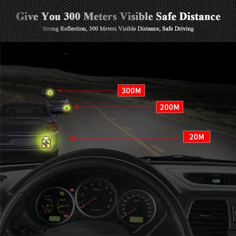 TIPSANGGO Baby On Board Sticker for Cars- 2Pack Baby in Car High Intensity Reflective Waterproof Vinyl Safety Car Signs for Rear, Side Windows, Bumpers - Image 4