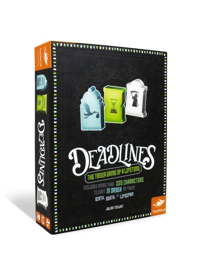 FoxMind Games ألعاب فوكسميند - لعبة بطاقات التواقيت، لعبة ثقافة شعبية تصلح حتى 10 لاعبين، لعبة لوحية ممتعة للبالغين وليلة العائلة، لعبة حفلات لمجموعات كبيرة للمراهقين، للأعمار من 12 سنة وما فوق - Image 1