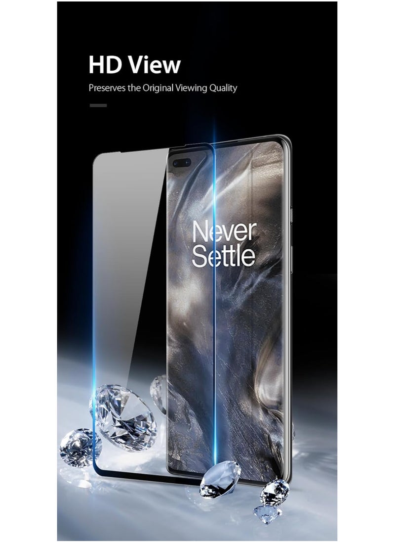 DUX DUCIS - DUX DUCIS 9D Tempered Glass Screen Protector, Designed for OnePlus Nord, Medium Alumina Glass Film Full Glue HD Clear Phone Screen Protector - Black - Image 1
