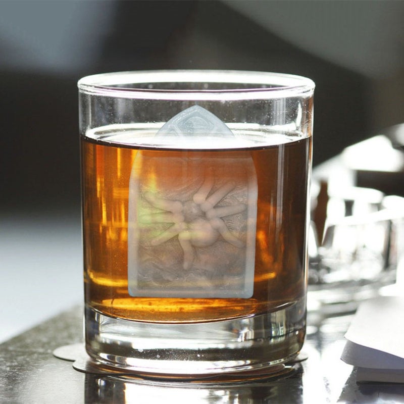 Amosfun Halloween Tombstone Silicone Ice Cube Chocolate Mold Cocktails Whisky Ice Mould Tray Makers Bar Party Accesory (Grey) - Image 5