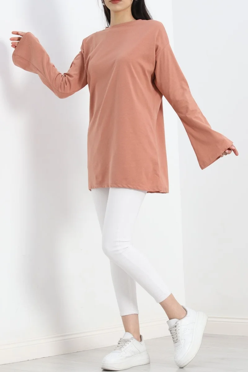 Nateli Spanish Sleeve Supreme Tunic Dark Salmon - 20214.1567.