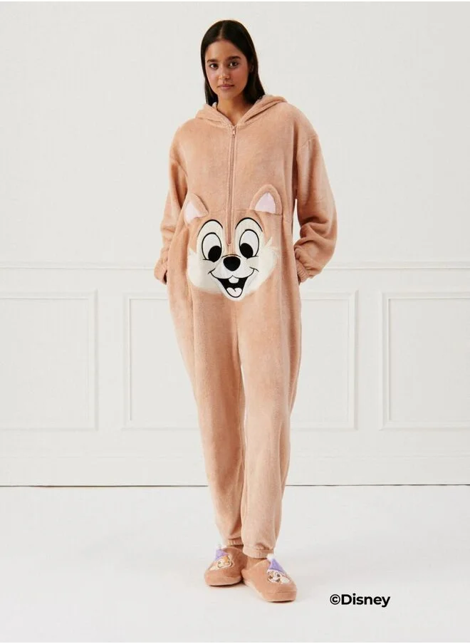 UNDIZ Chip'n dale fleece jumpsuit