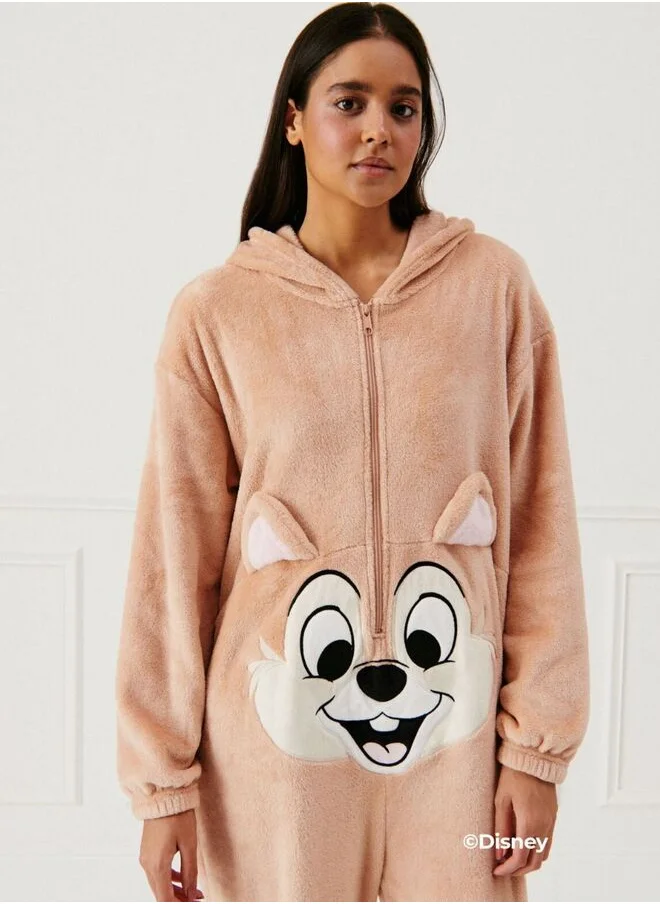 UNDIZ Chip'n dale fleece jumpsuit