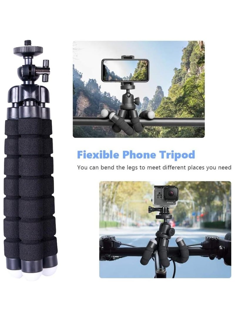 Flexible Octopus Bubble Tripod For Mobile Phone/Digital Camera Black, Mini Flexible Octopus Stand Tripod Black  - Image 5
