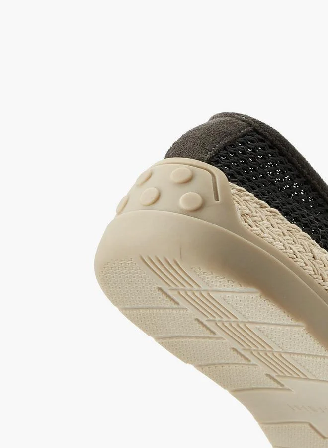 Peppermint GREY Men Textured Espadrilles Loafers for Men | Best Price UAE