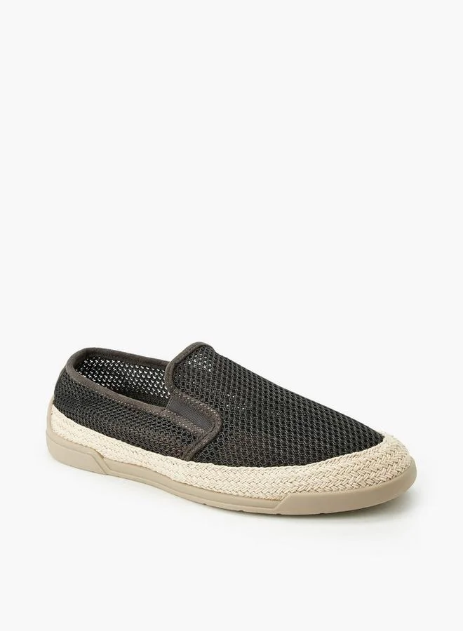 Peppermint Men Textured Espadrilles Loafers