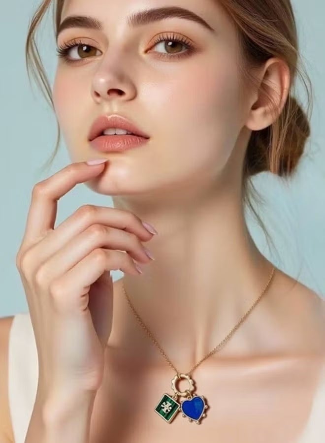 بورش قلادة النساء مزاج بسيط، فخامة خفيفة، قلادة معدنية تصميم متخصصة - Image 2