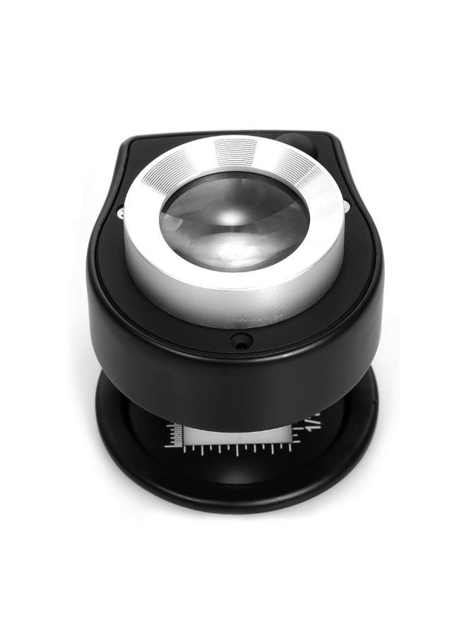 Alyashmac Dual Optical Glass Jeweler Loupe Cloth Magnifying Tool Black 7.00x6.20x6.50cm - Image 4