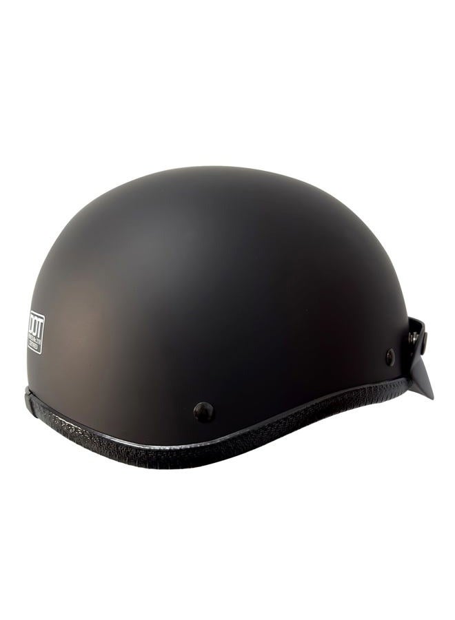 DLPACKJ Motorcycle Half Helmet,Half Shell Helmet,Matte Black,DOT/FMVSS 218 Approved (Large) - Image 4