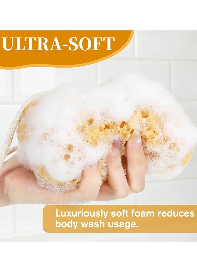 2PCS Ultra Soft Natural Sea Sponge for Shower Body Cleansing - Image 3