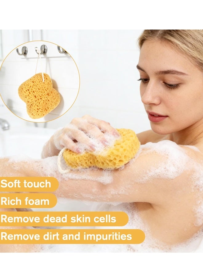 2PCS Ultra Soft Natural Sea Sponge for Shower Body Cleansing - Image 4