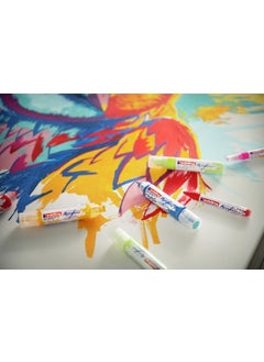 Edding 5300 Fine Tip Acrylic Marker - Traffic Yellow - 1-2 mm Fine Round Tip  - Image 3