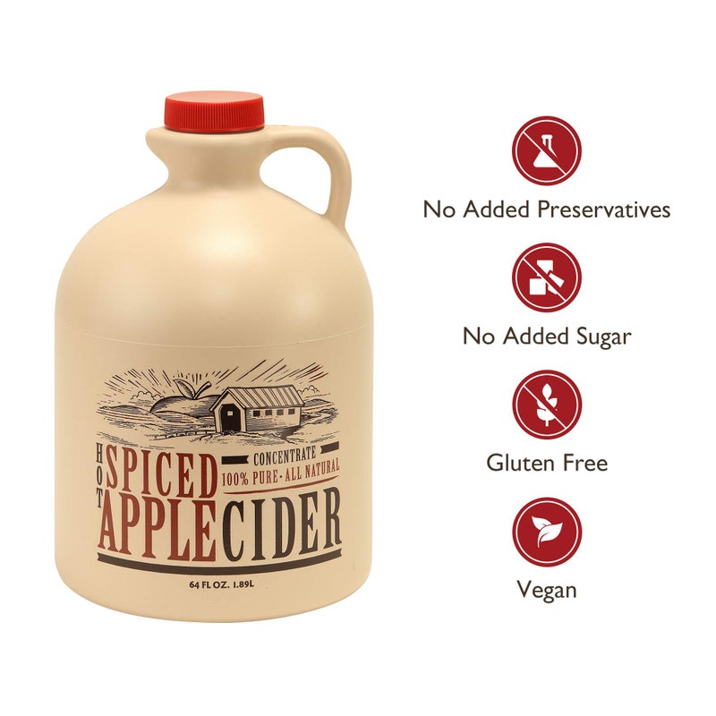 Mountain Cider Apple Cider Concentrate | Spiced Hot Apple Cider Drink | 64 fl. oz (64 servings) - Image 2
