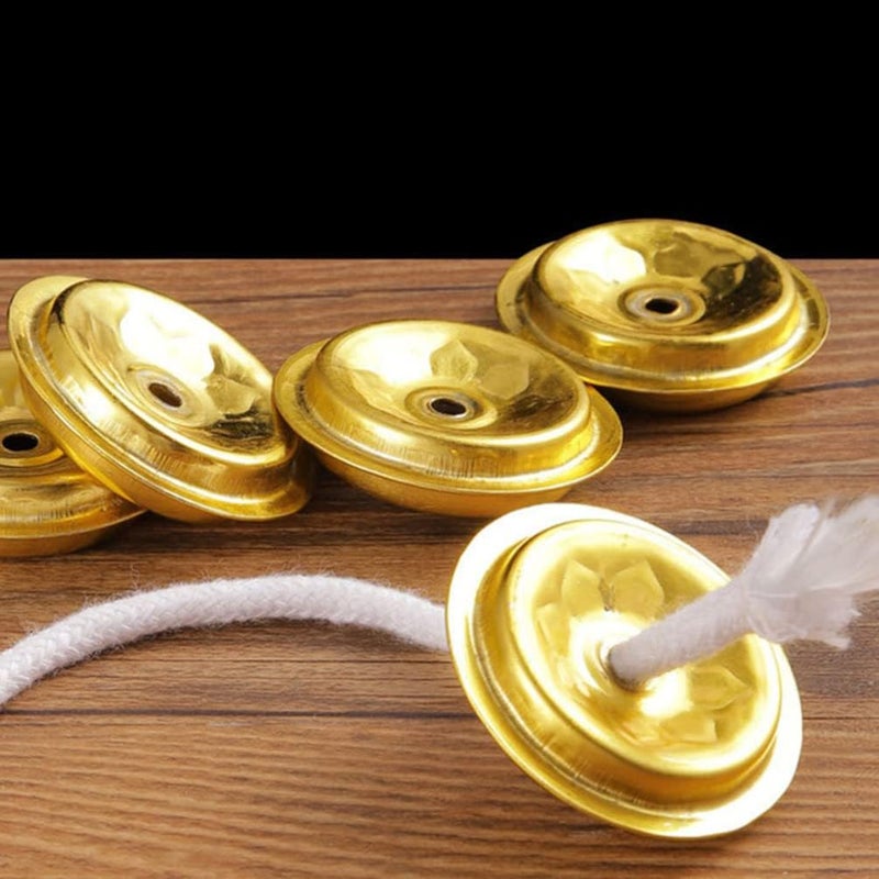 woobles 1 Set of Metal Oil Floating Wicks Candle Wick Floating Wicks Oil Lamp Replacement Wick Fire Rod and Holder Kit Oil Lamp Replacement Parts - Image 4