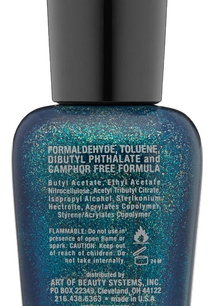 Zoya Charla ZP508 Tropical Blue Sparkling Metallic Nail Polish, 15 ml - Image 2
