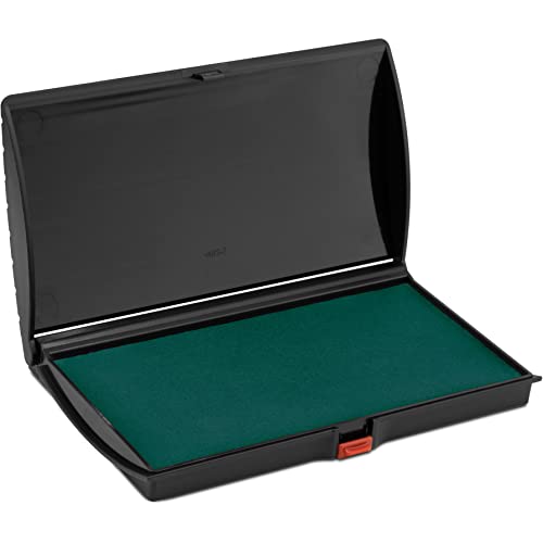 Large Premium Green Ink Stamp Pad  3 by 6  Quality Felt Pad