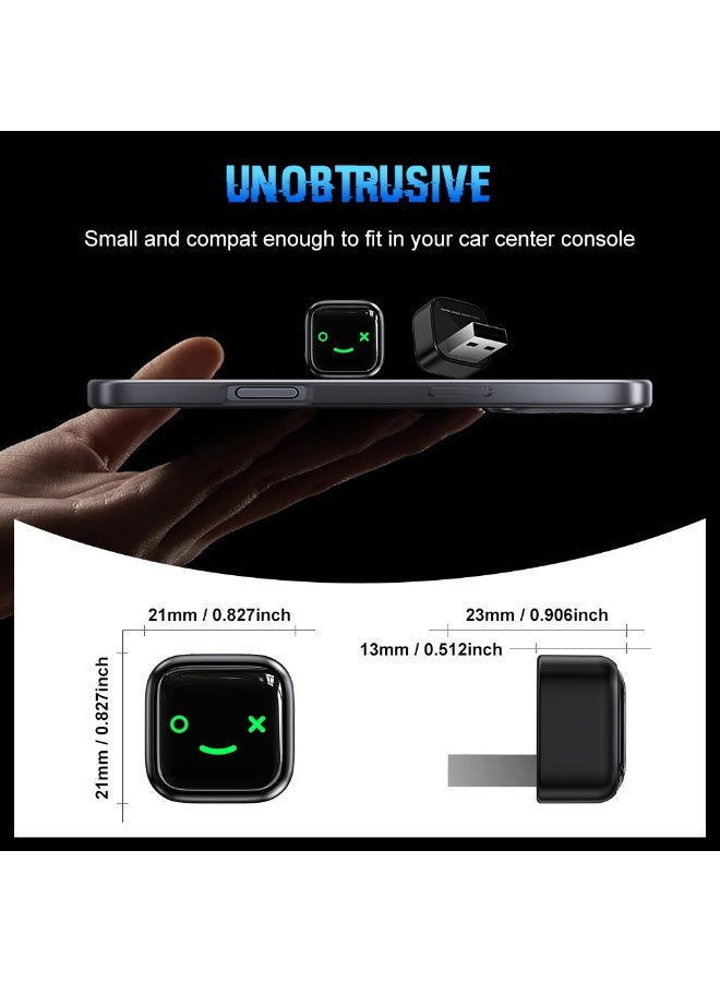 AiQi Wireless CarPlay & Android Auto 2-in-1 Adapter | Plug & Play | 5.8GHz Fast Connection | Ultra Mini Design | Wide Vehicle Compatibility - Image 4